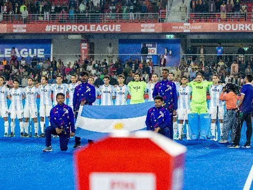 Los Leones listos para encarar la ventana de junio en Londres por la PRO LEAGUE. Foto: CAH