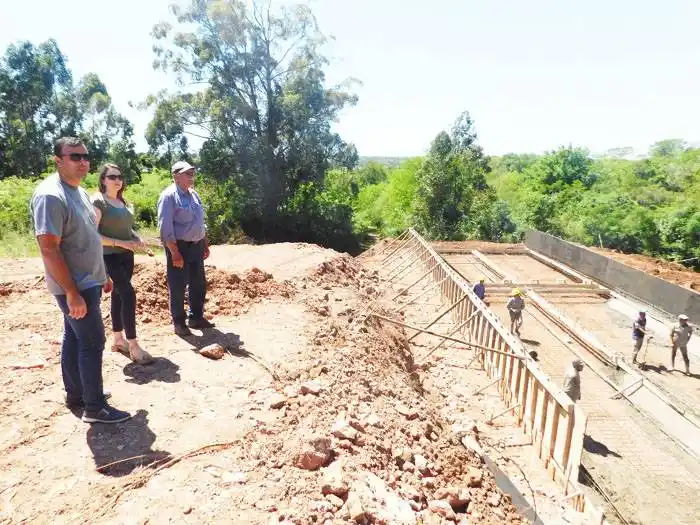 Avances en las obras  de agua y saneamiento  en Puerto Yeruá