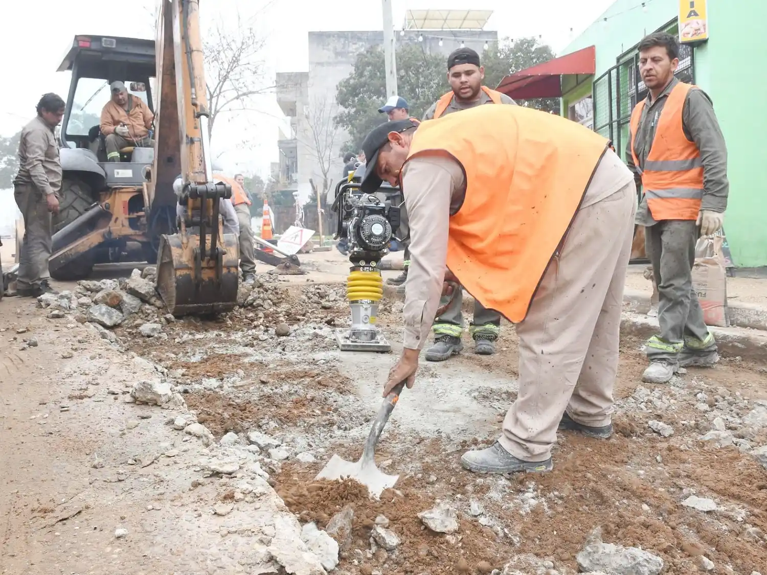 Programa de arreglo y bacheo de calles