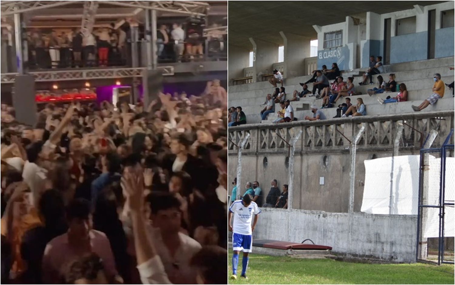 Boliches repletos y canchas semi vacías, la incoherencia que molesta a clubes y dirigentes