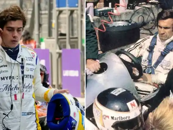 Colapinto llega a Brasil con futuro asegurado y el recuerdo de Reutemann