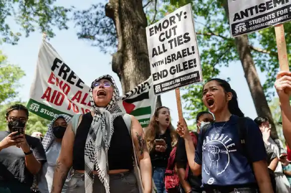 CIENTOS DE DETENIDOS dejan manifestaciones propalestina en universidades de EE.UU.