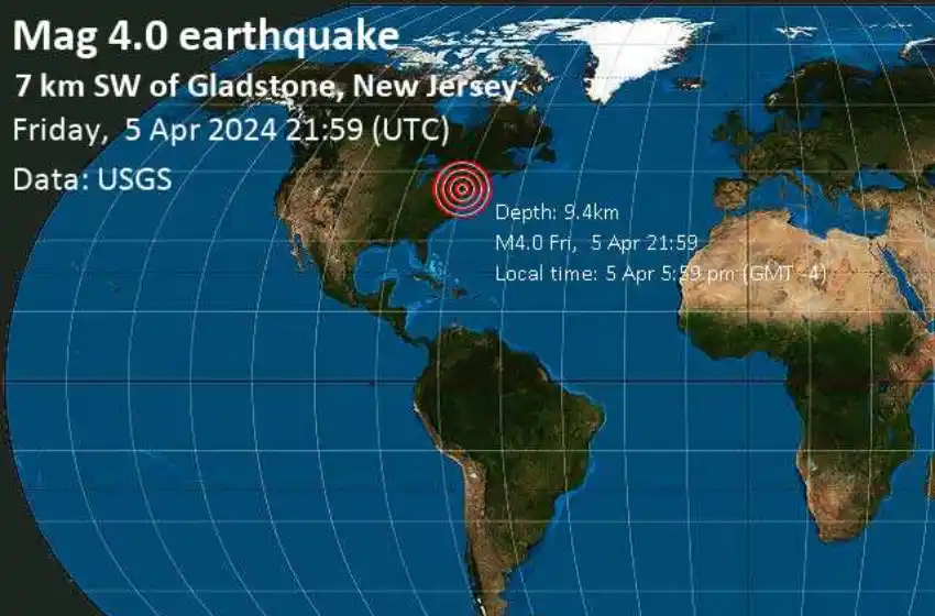 Un nuevo temblor de 4.0 grados se registró en Nueva York