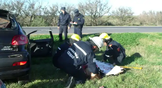 Dos mujeres sufrieron golpes en sus cabezas en dos accidentes