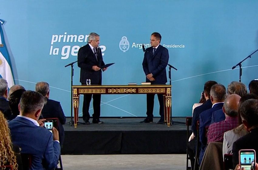 Fernández le tomó juramento a Maggiotti
