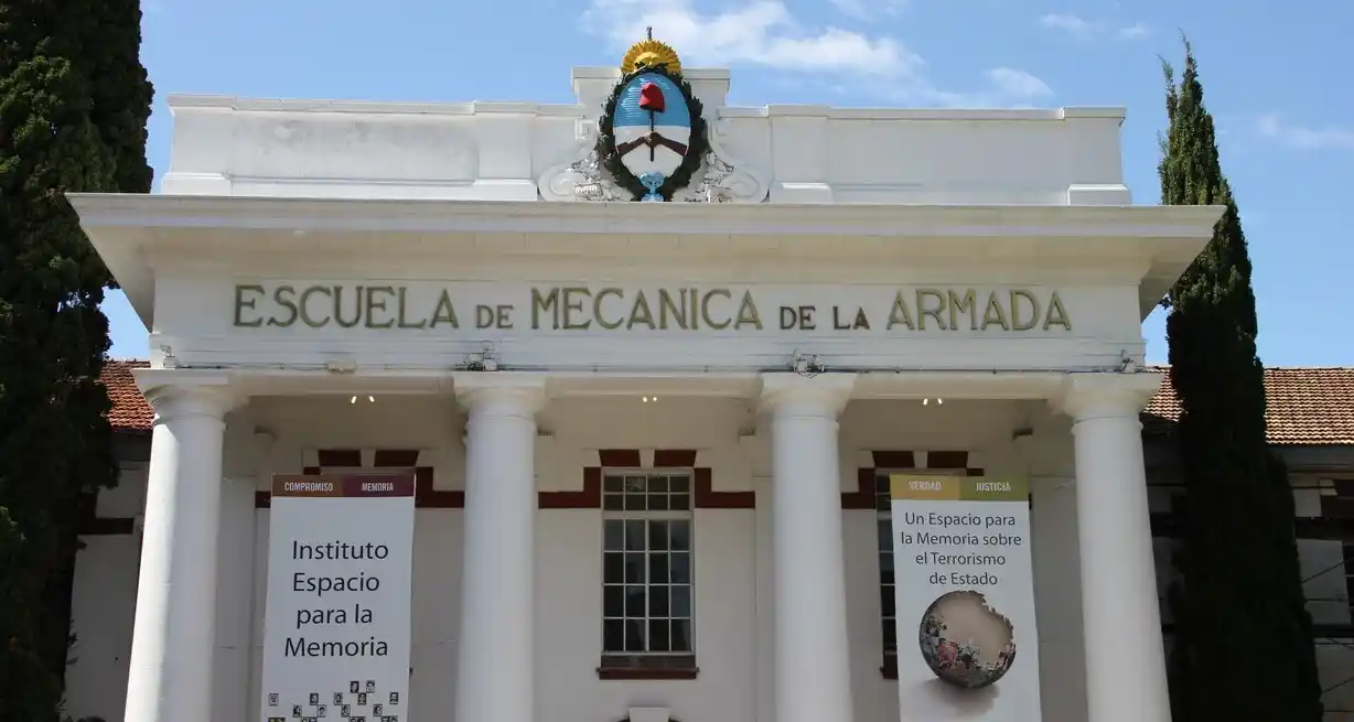 En la ex ESMA funciona la secretaría de Derechos Humanos. El edificio es objeto de debate entre el oficialismo y la oposición.