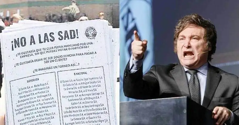 Milei prepara la cancha para la privatización del fútbol