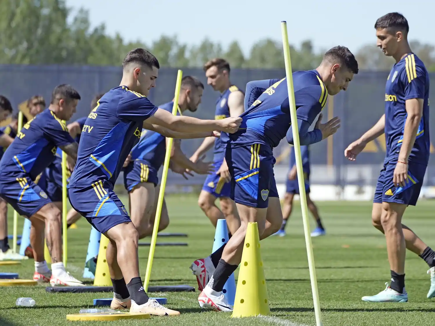 Boca se entrenó pensando en Estudiantes.