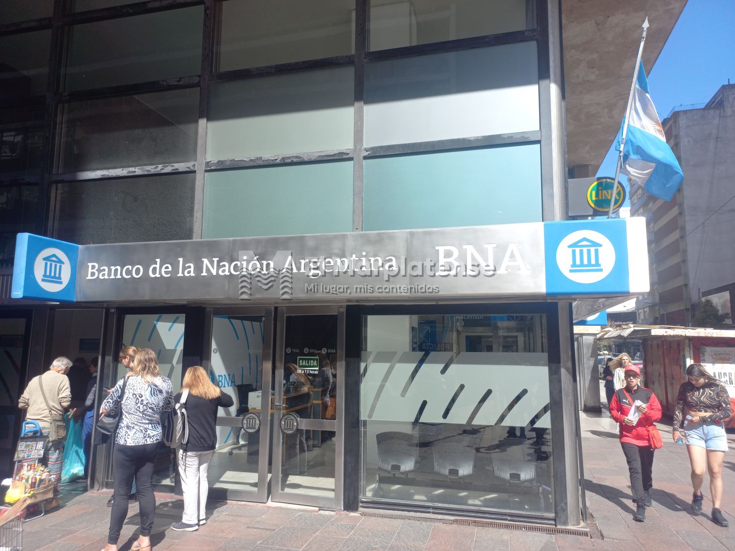 Banco Nación de Mar del Plata.