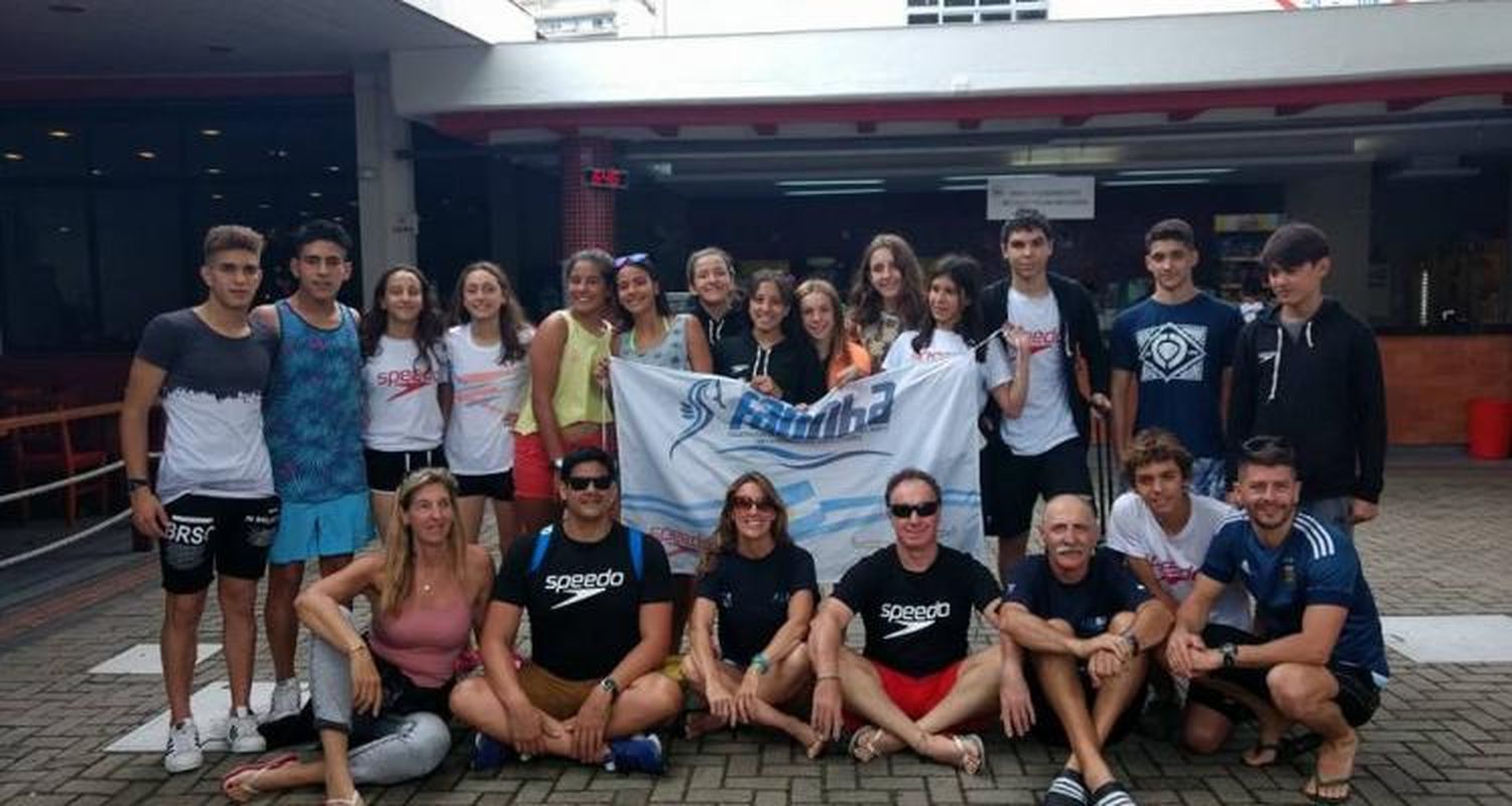 Valentina Noto y Bruno Giles compitieron en Brasil