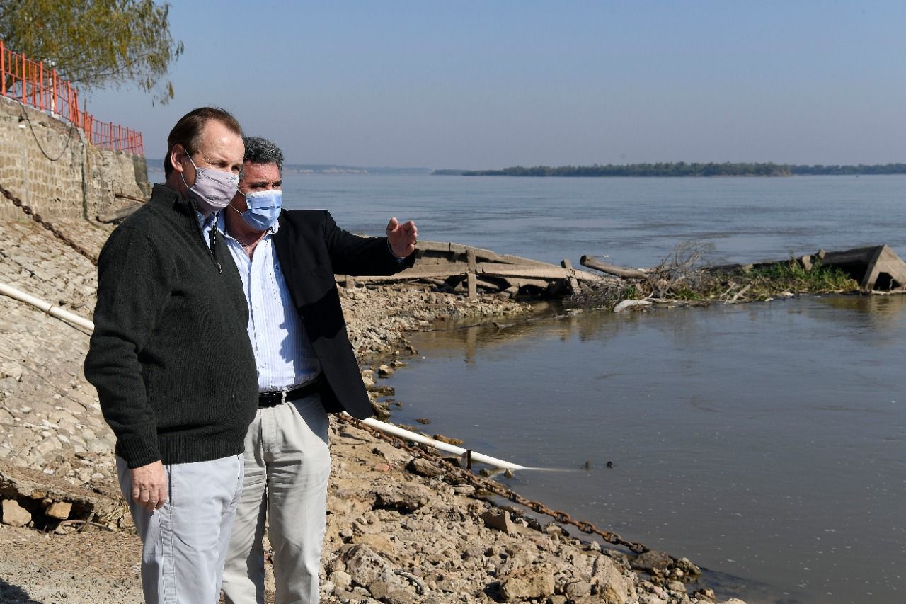 La provincia monitorea e interviene ante la bajante histórica del río Paraná
