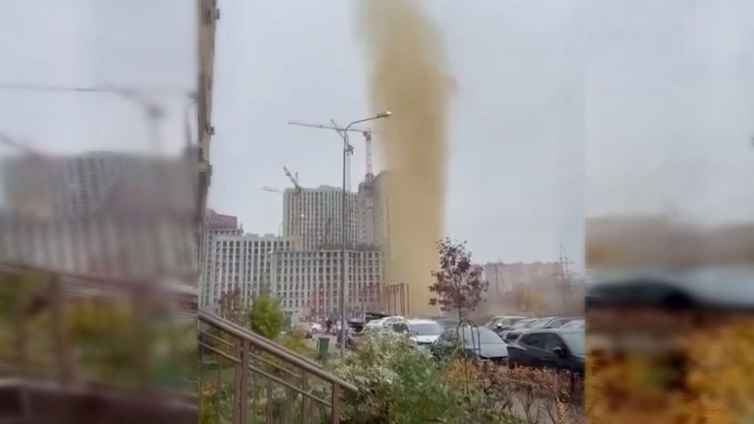 El video de la lluvia de heces fecales en Moscú