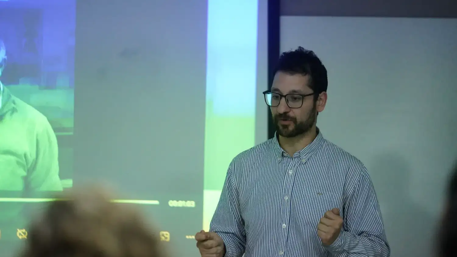 Andrés Wursten y Juan Legaria brindaron un taller y una conferencia sobre comunicación pública de la Ciencia