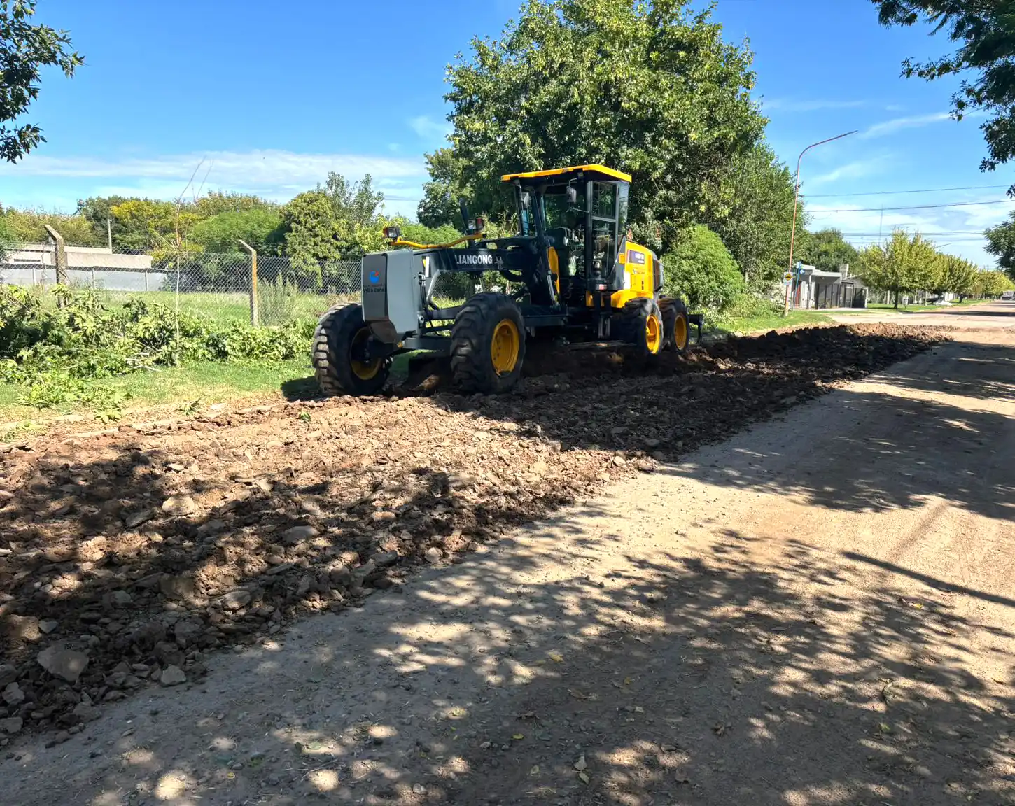 Villa Cañás pavimento