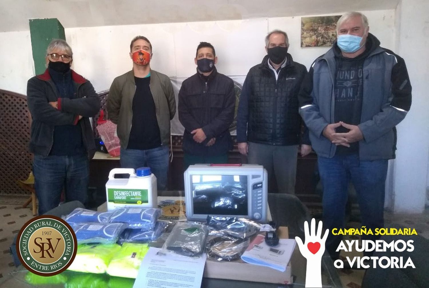 Ayudemos a Victoria entregó un nuevo monitor multiparamétrico e insumos médicos al Salaberry