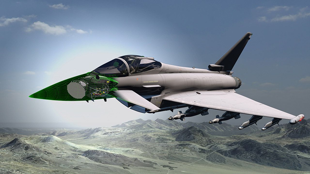 La RAF ordena su propia versión de radar AESA para sus Typhoon