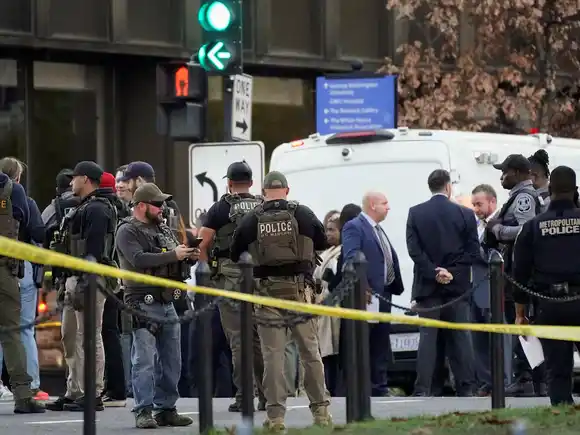 Tiroteo a metros de la Casa Blanca: dos guardias nacionales heridos y un detenido