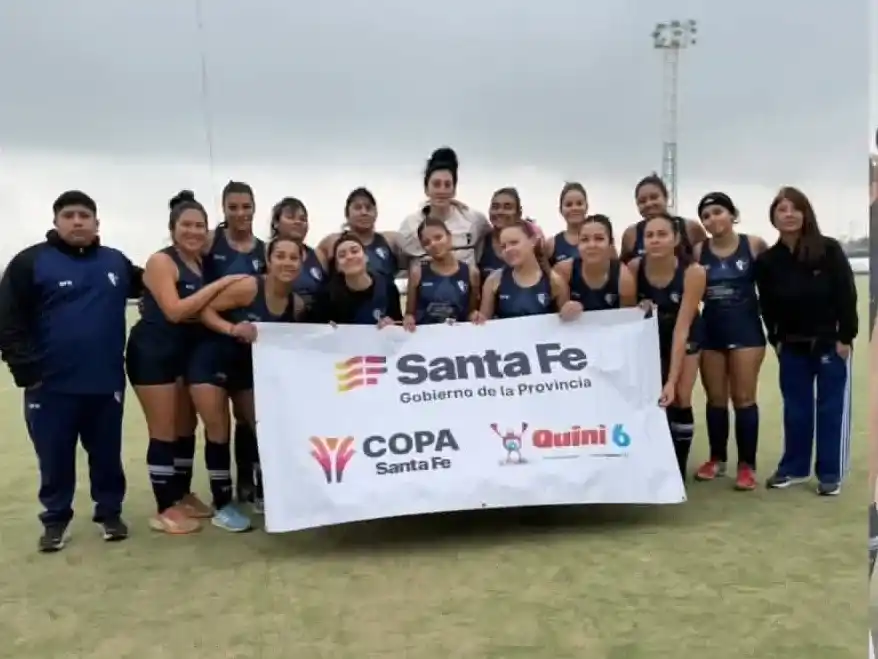 Sportivo Norte venció al Dep.Bella Italia ,a 9 de Julio y acaricia la clasificación a la siguiente instancia copera.Foto: Hockey Sp.Norte
