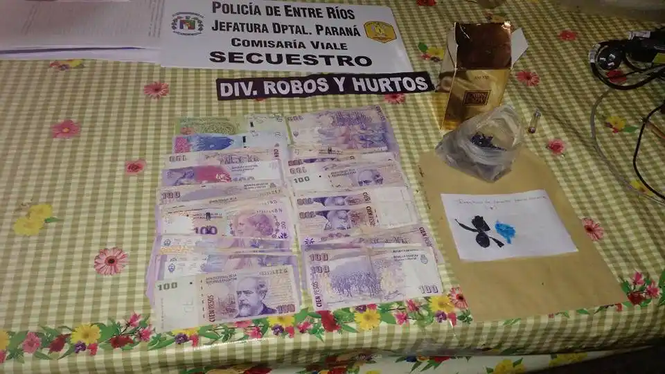 En una vivienda de la ciudad de Viale secuestraron cocaína y dinero