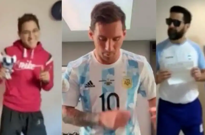 Al ritmo de la cumbia, Messi protagonizó un video bailando con los deportistas olímpicos