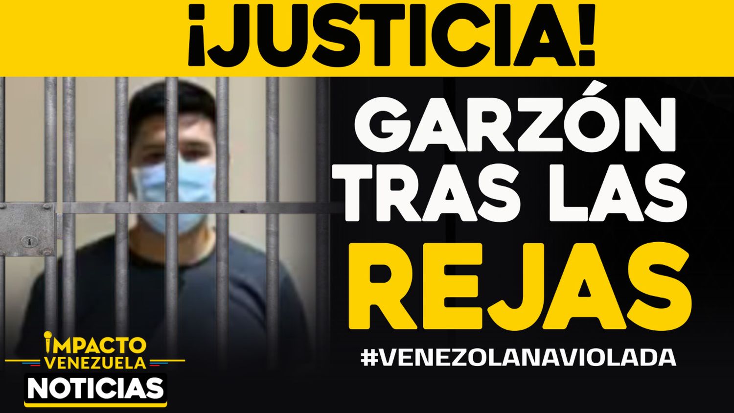 ENCAPUCHADO: así detienen a Garzón tras ser acusado de violar a venezolana en Argentina