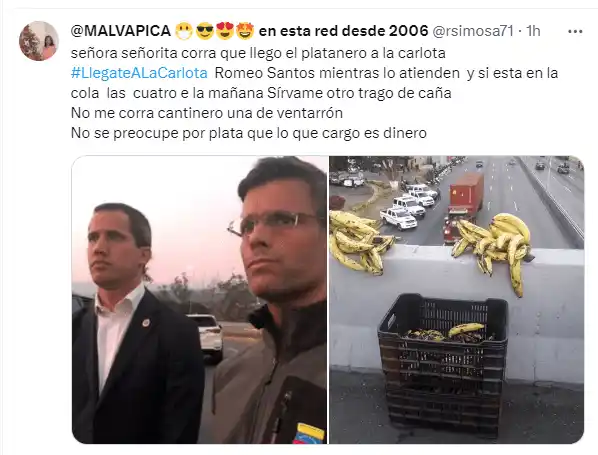 Este fue catalogado como uno de los mejores memes. Foto Twitter