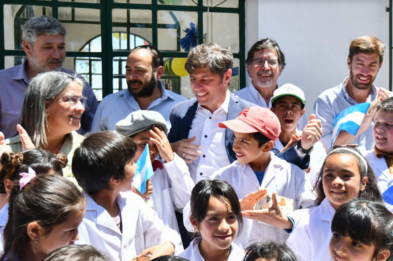 Kicillof inauguró el Jardín de Infantes Rural N°7 en Mercedes y las nuevas instalaciones del Registro Civil