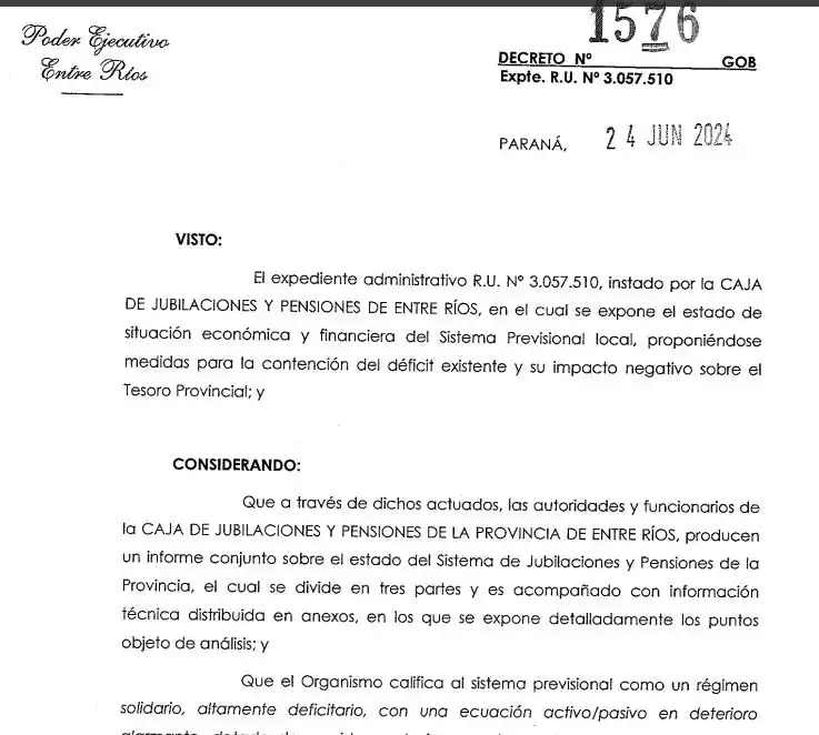 Reforma previsional: suben aportes jubilatorios de los estatales entrerrianos