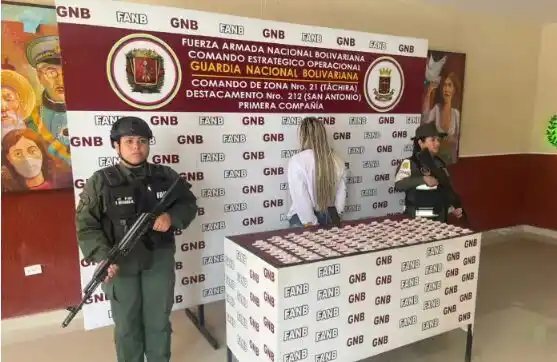 Mujer traficaba drogas en Táchira