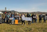 Vecinos de San Antonio se manifestaron en La Vasconia por la falta de cobertura de los recorridos escolares