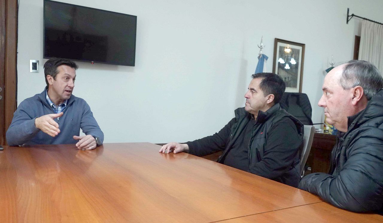 Arturo Rojas. Junto a Leonardo Menna y Santiago Veiga