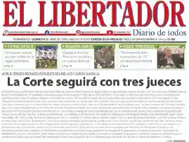 La Corte Suprema “en la mira”