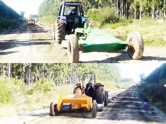 Colocación y mejoramiento de caminos rurales 