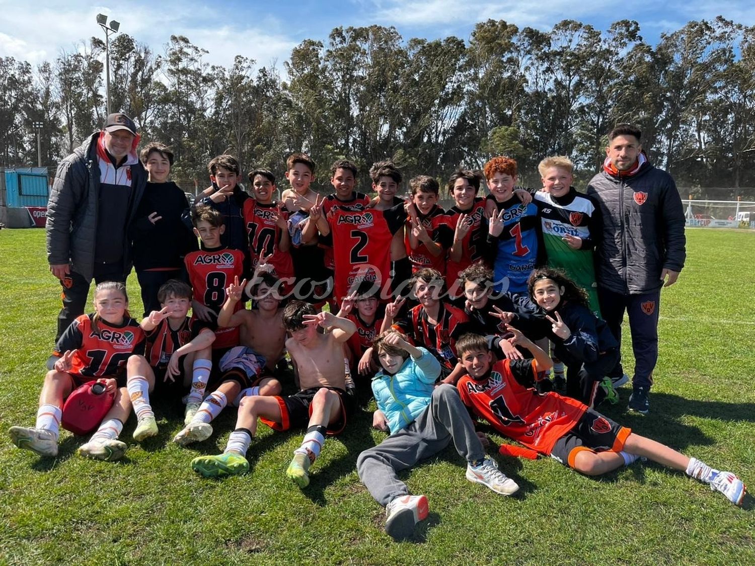 El naranja logró salir campeón en 2012. Villa Díaz Vélez