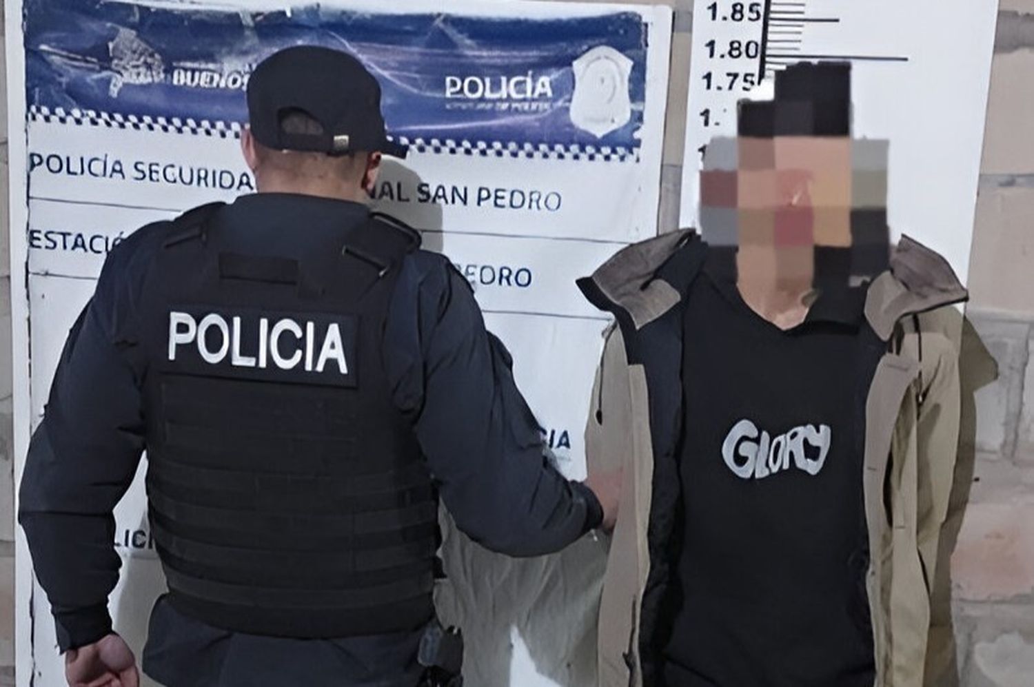El aprehendido quedó a disposición de la Justicia.