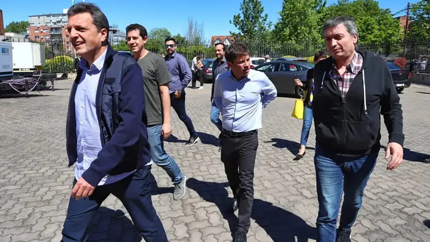 Sergio Massa, Axel Kicillof, Máximo Kirchner y la disputa por los apoderados como condición para la unidad.
