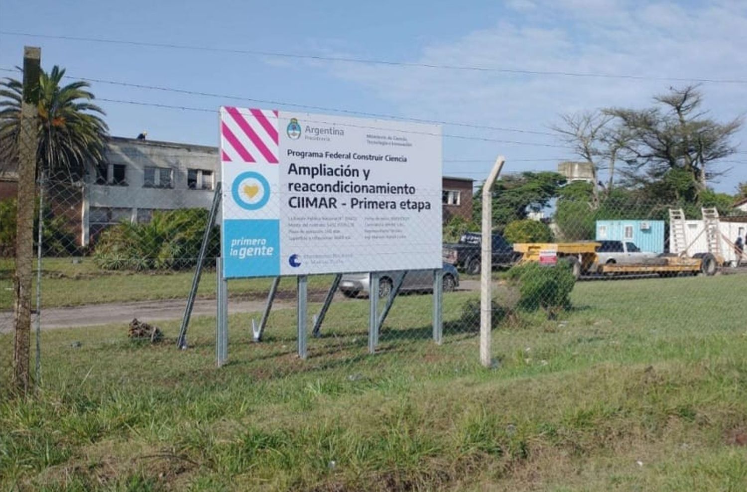 Comenzó la primera etapa de obras del Centro de Investigaciones Marinas en el predio del Faro