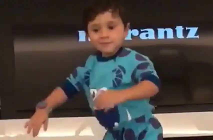 Mateo y Thiago marcan el ritmo: furor en las redes sociales por el baile de los hijos de Messi