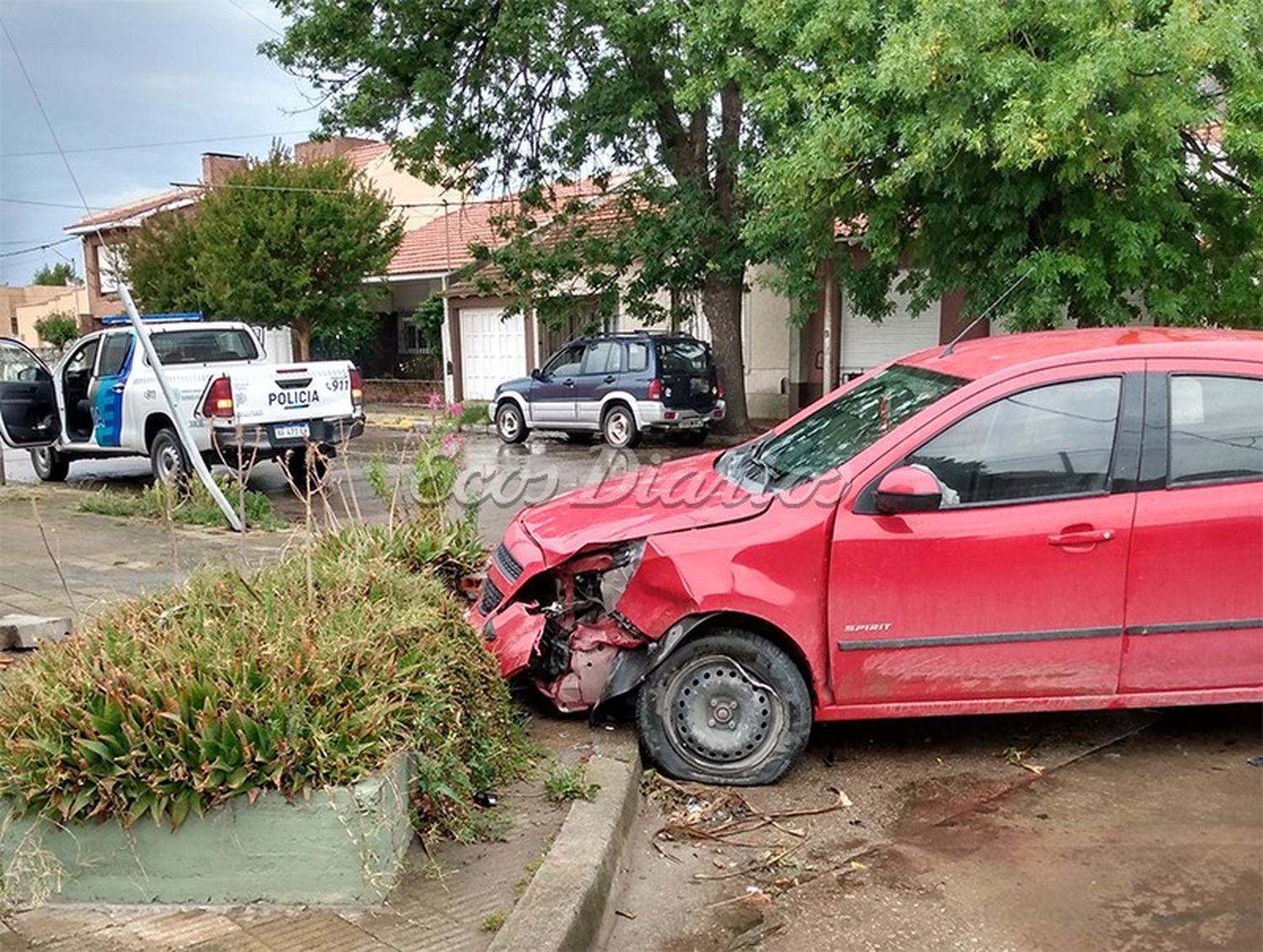 Choque en 48 y 67