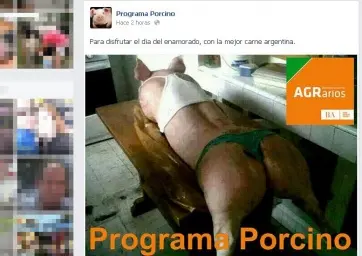 Provincia retiró de internet polémica foto de Asuntos Agrarios por el Día de los Enamorados