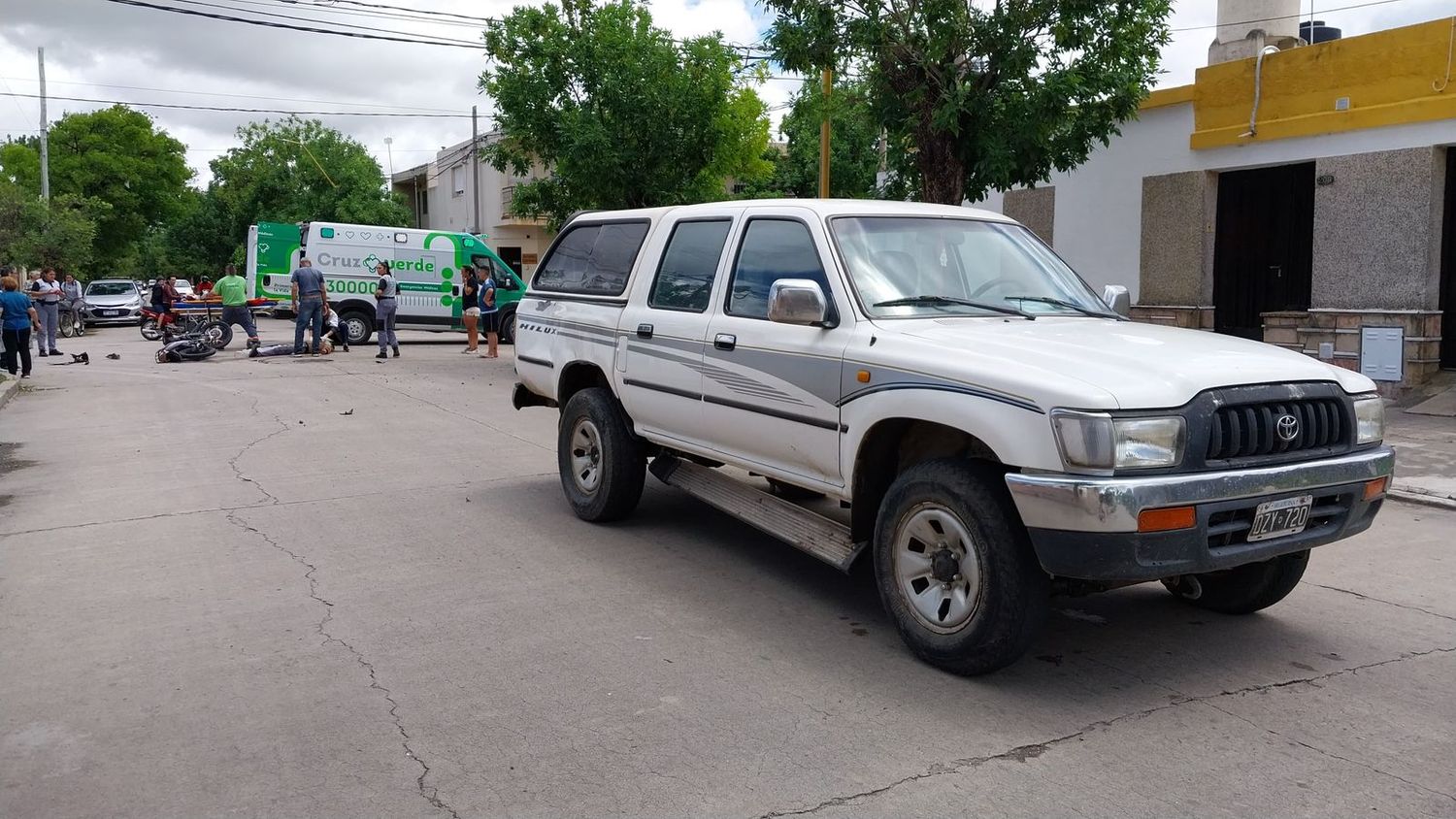 Un servicio de emergencias trasladó al motociclista al Hospital “J.B. Iturraspe”