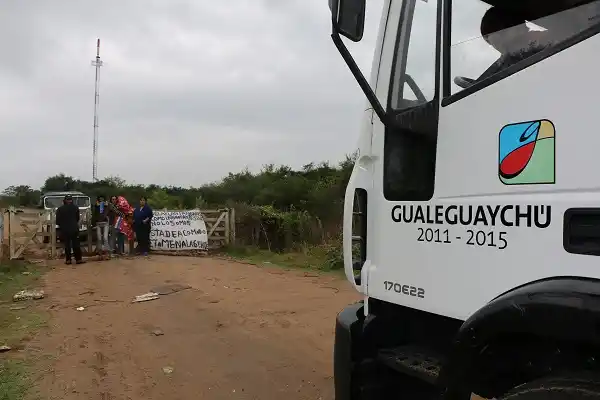 El reclamo de cinco cooperativistas dejó bloqueado el Ecoparque Gualeguaychú 