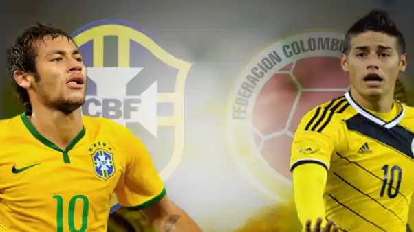 Mundial 2014: Brasil y Colombia se enfrentan por un lugar en la semifinal