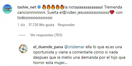 La ex de Chyno recibió una dosis de críticas. Foto Instagram