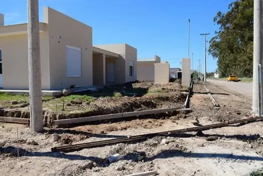 SAN CAYETANO: Avanzan las obras del Plan Hábitat