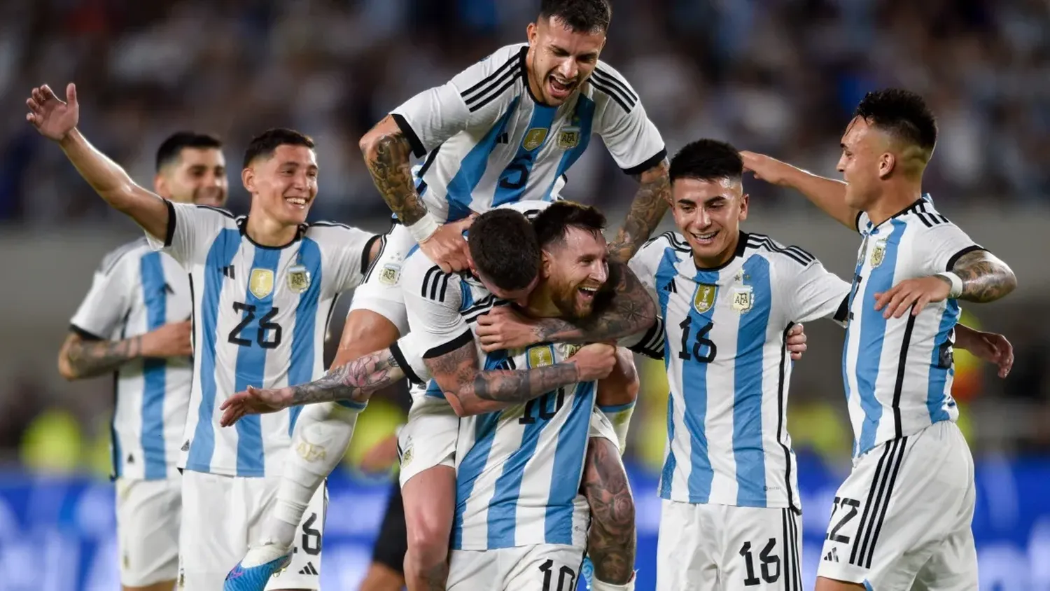 La Selección Argentina cierra el año con con 1.855 puntos