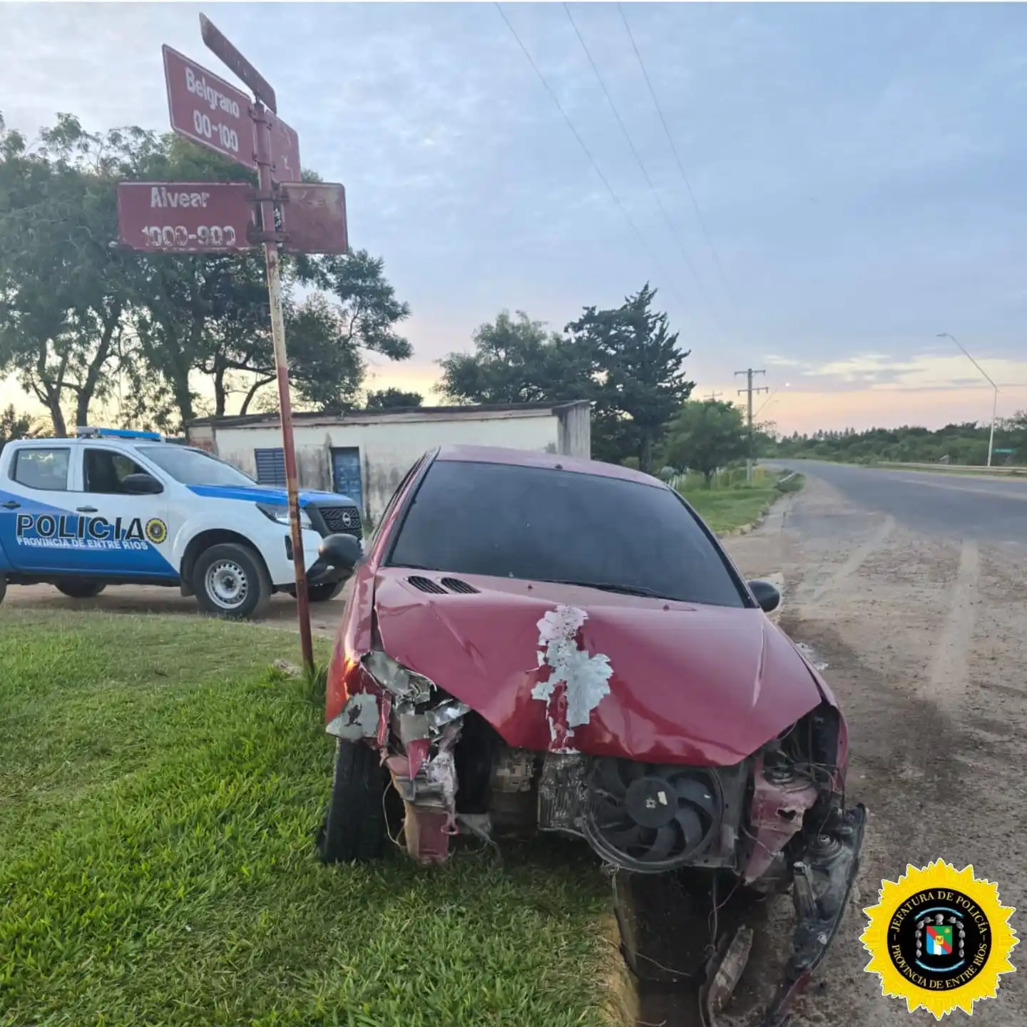 Dos accidentes de tránsito se registraron en Federal durante el fin de semana