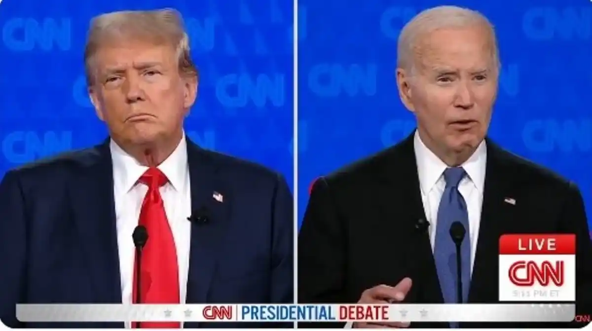 Trump y Biden se caen a agresiones durante primer debate presidencial televisado