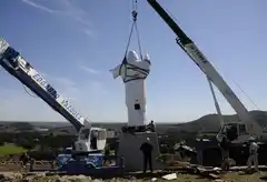 Cristo de las Sierras a diez años: el minucioso traslado por Tandil y una colocación quirúrgica