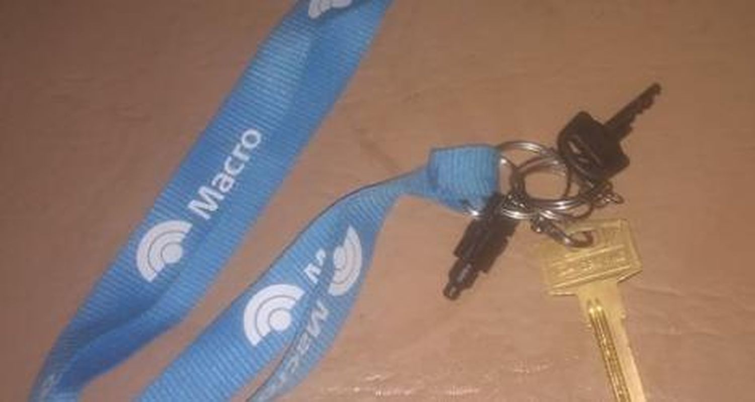 Encontraron un juego de llaves en la peatonal